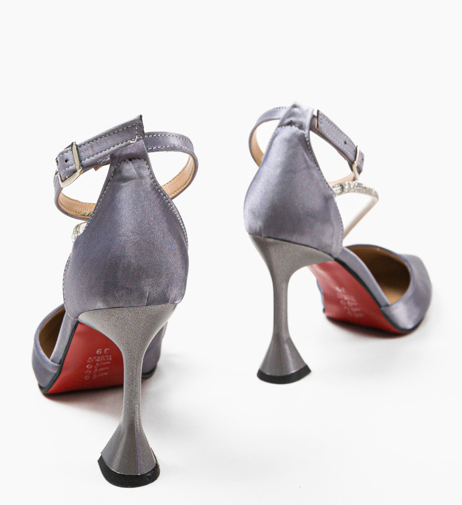Pantofi Dama Yaci Gri - Stil și Eleganță - imagine 8