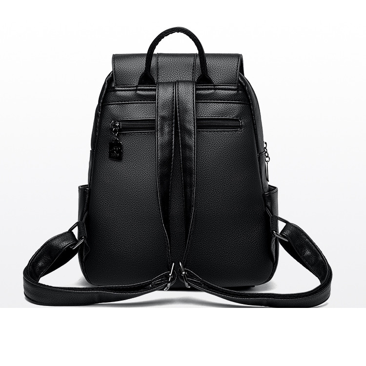 Rucsac dama Pfy Rosalyn GT1901, negru, 32x12x26 cm - imagine 5