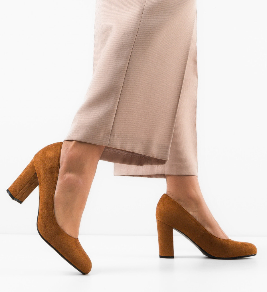 Pantofi dama Kian Camel - Eleganță și Stil - imagine 2