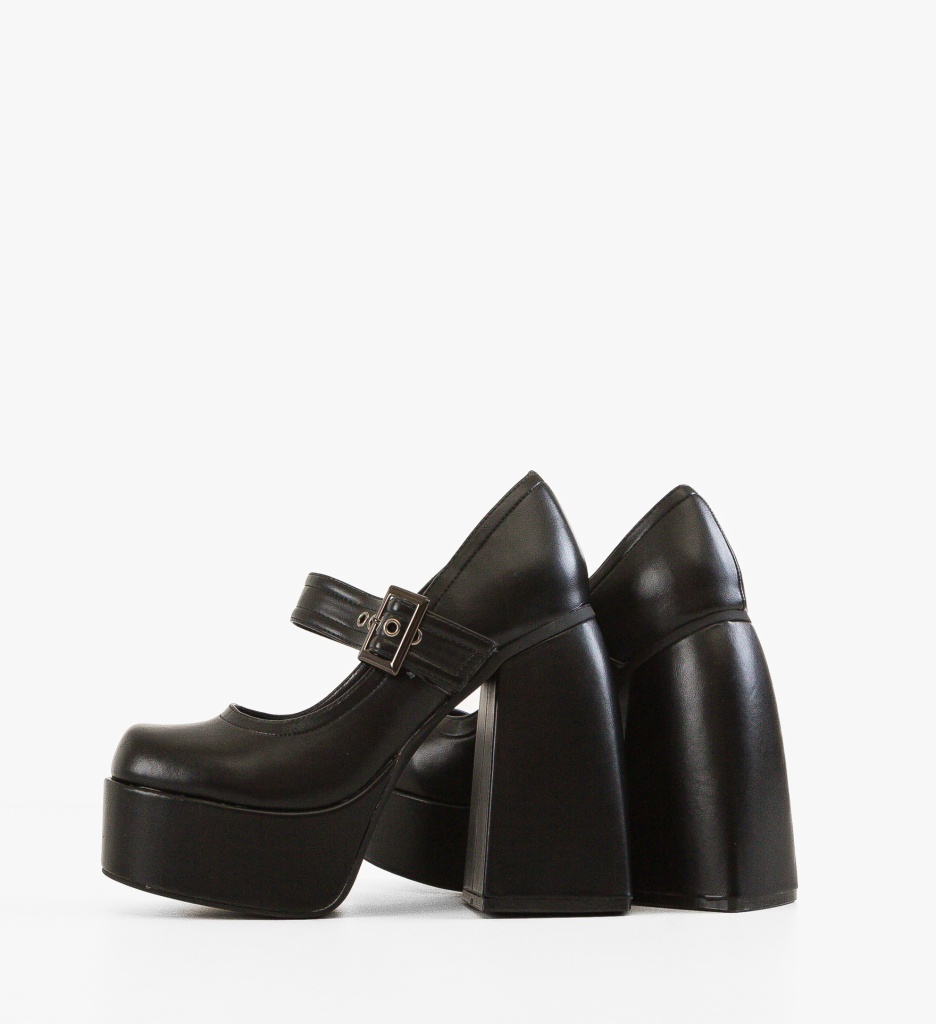 Pantofi Luban Negri - Eleganță și Confort - imagine 4