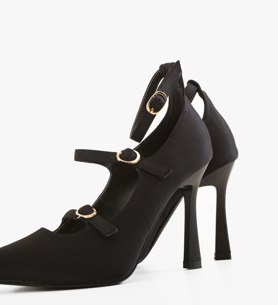 Pantofi cu Toc Safia - Eleganță Neagră - imagine 6