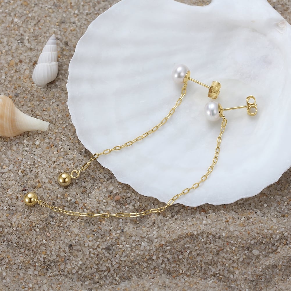 Cercei Delis Argint cu Perlă - Eleganță Naturală - imagine 5