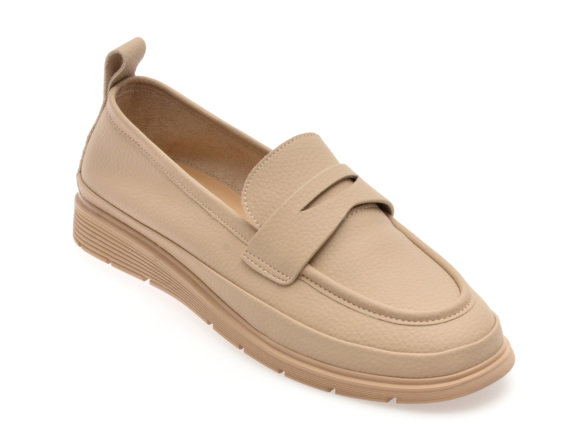 Mocasini Flavia Passini Nude din Piele Naturală