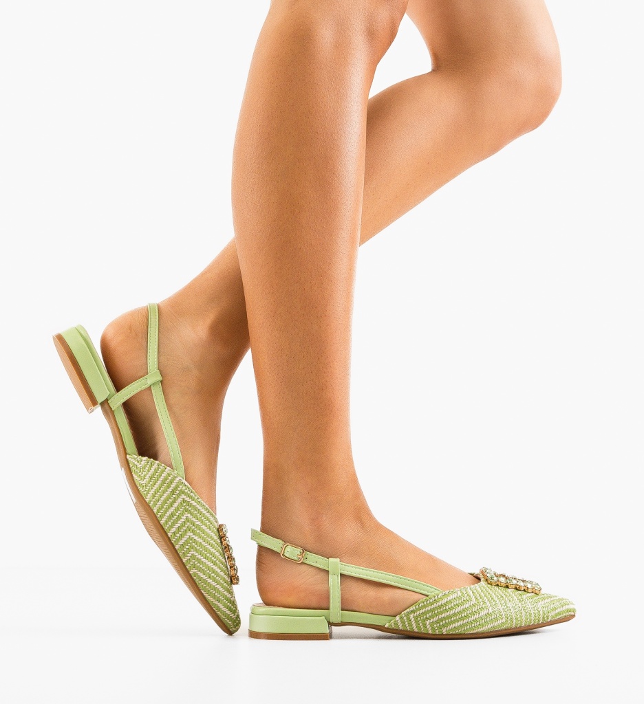 Balerini Dama Verzi Sidne | Confort & Stil
