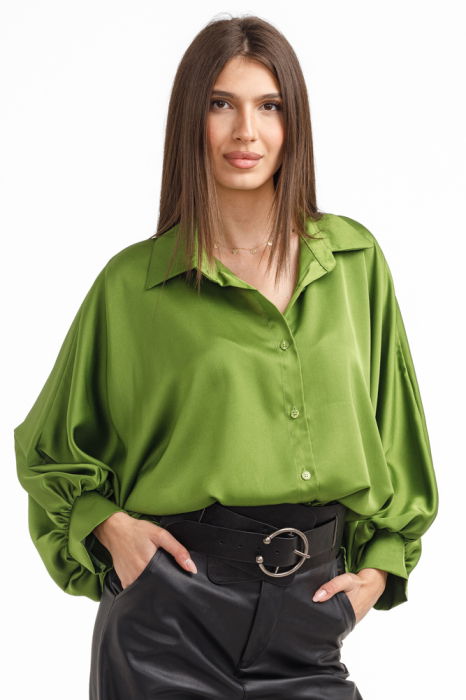 Cămașă Satin Eleganta | Look Refined | Shopika