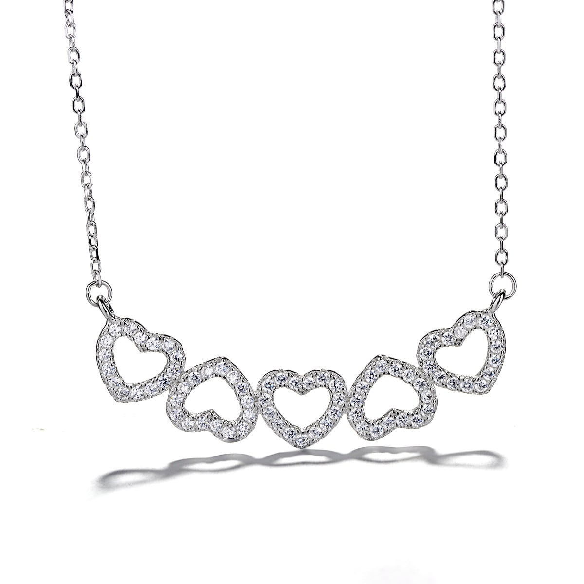 Lantisor Argint Delis Inimioare | Eleganta Durabila