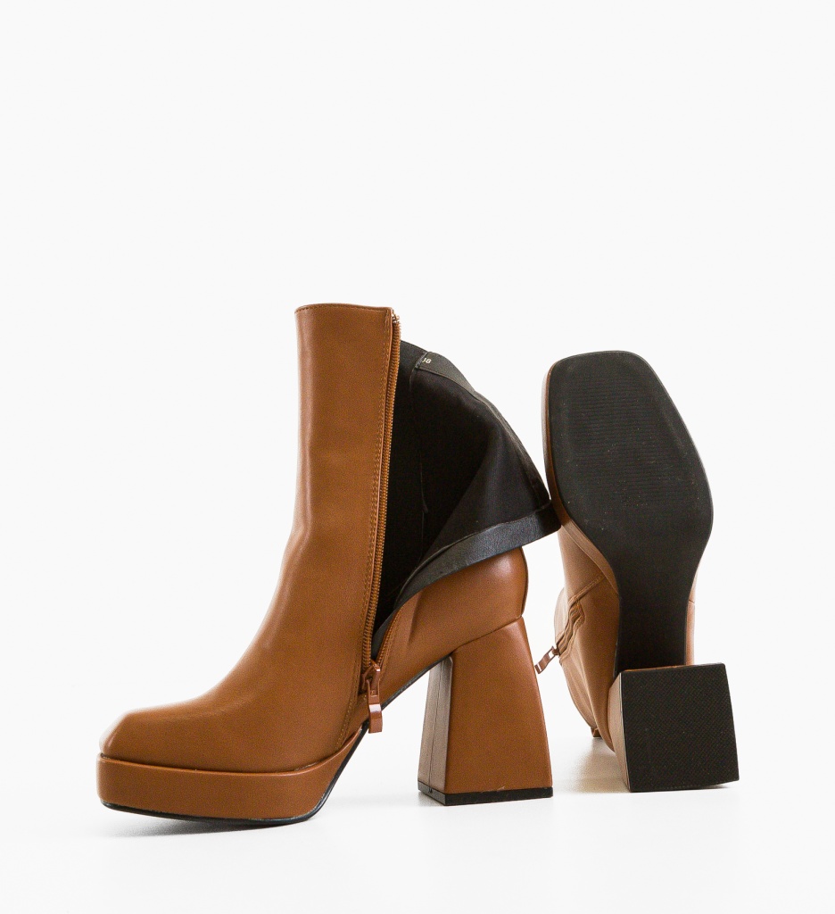 Botine Dama Jorge Camel - Eleganță și Confort - imagine 4