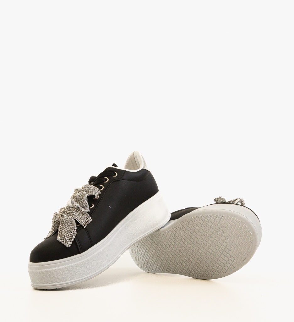 Sneakers Dama Hillam Negri - Stil Urban Activ - imagine 5