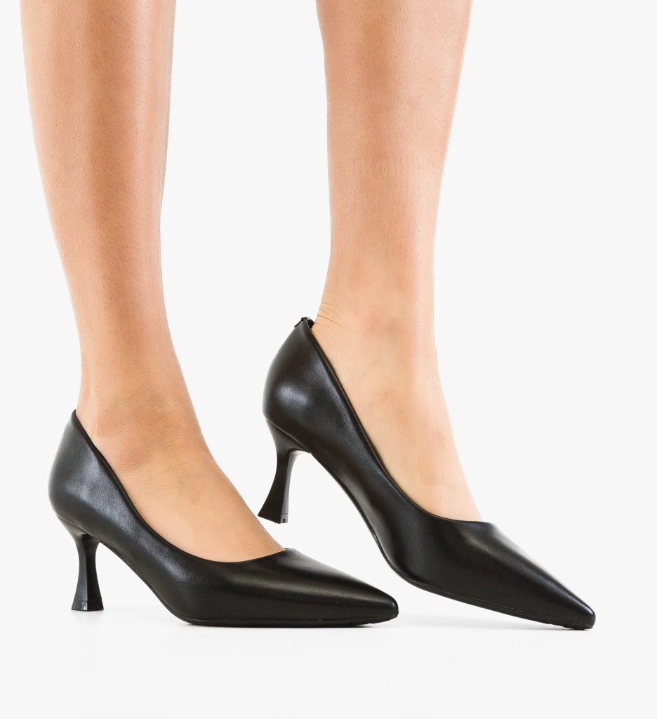 Pantofi Stiletto Yuzuha Negri - Eleganță și Stil - imagine 3