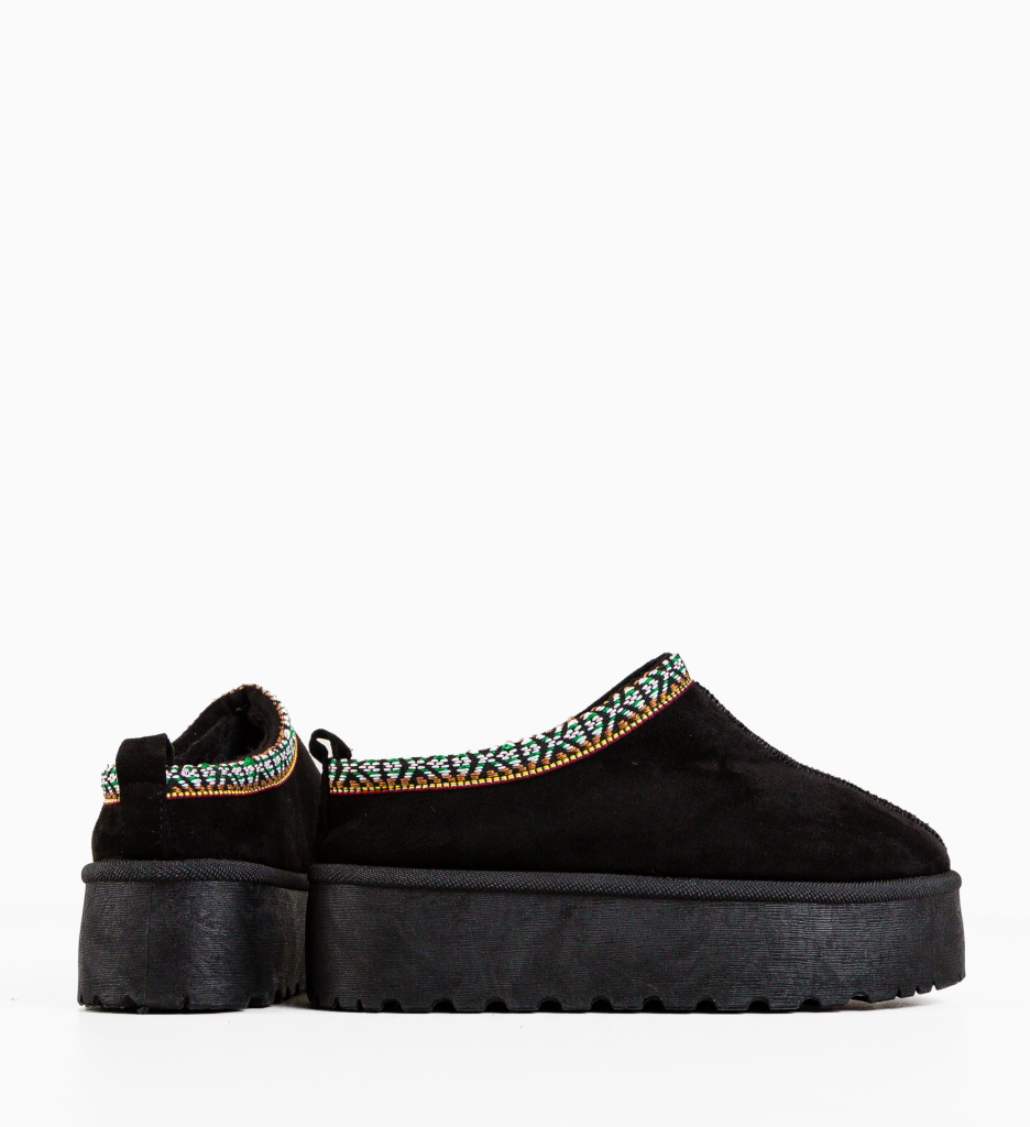 Papuci UGG Fynys Negri - Confort Maxim - imagine 6