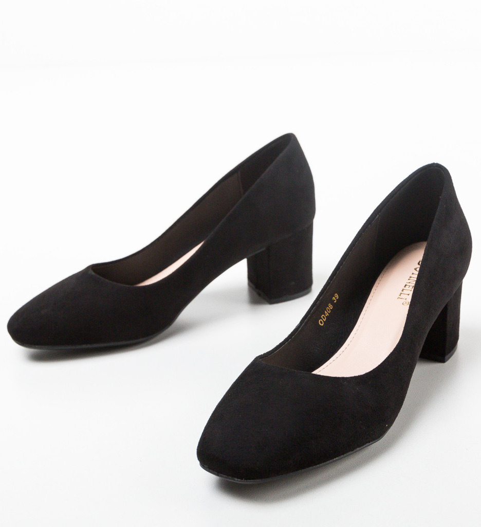 Pantofi Dalex Negri cu Toc Eleganți | Dalex - imagine 5