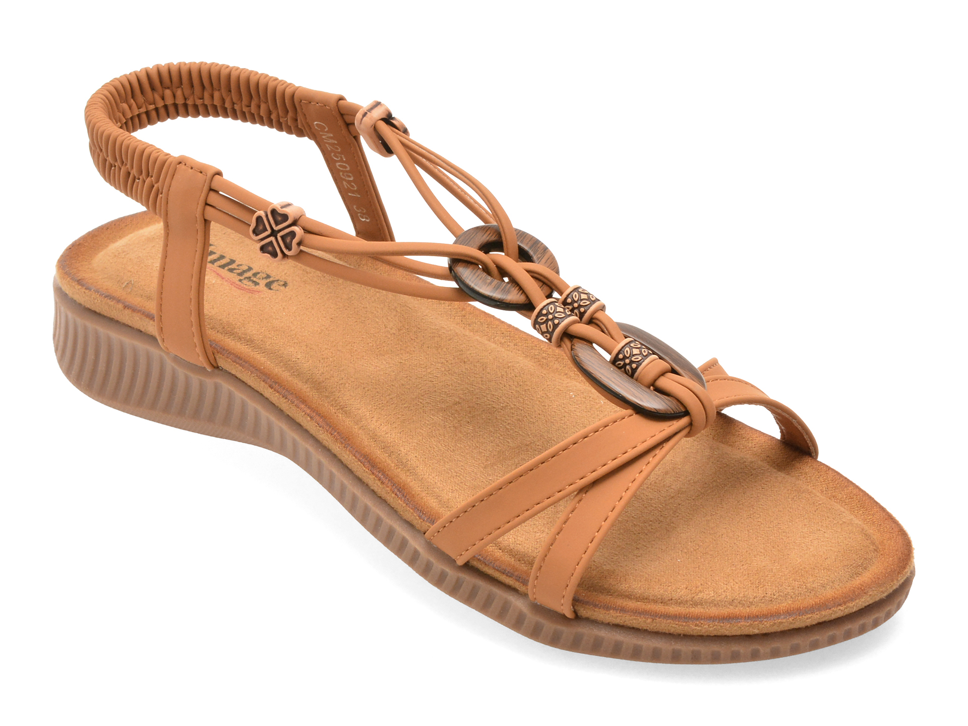 Sandale IMAGE Maro 921 Piele Ecologică Confortabile