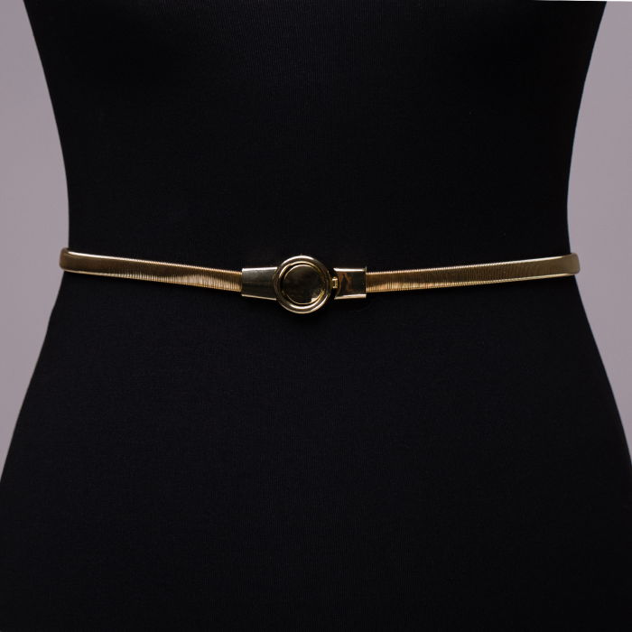 Curea Aurie Elegantă Metalică | Shopika