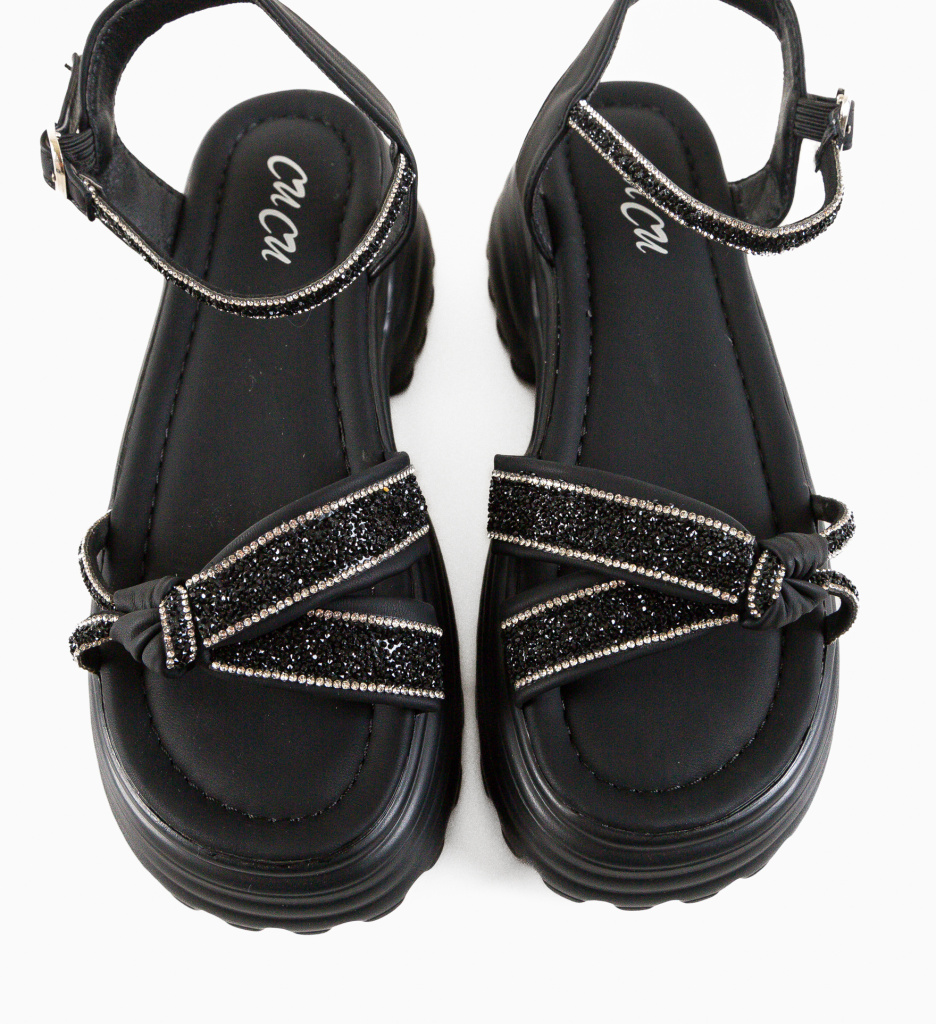 Sandale Dama Chariz Negre | Eleganță și Confort - imagine 10