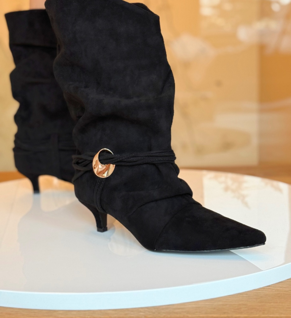 Botine Kamen Negre Depurtat - Eleganță și Confort - imagine 9