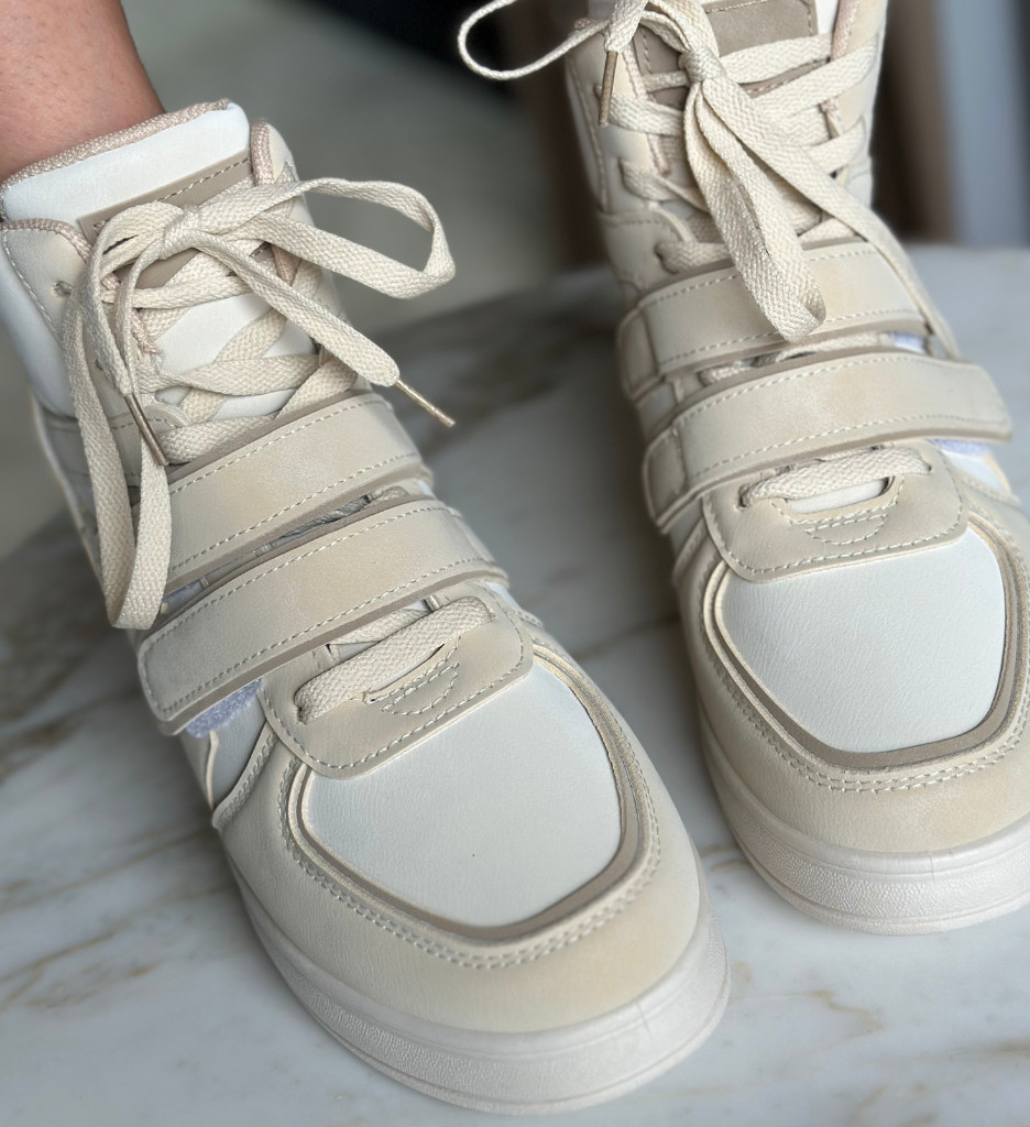 Sneakers Kieran Bej - Confort și Stil Urban - imagine 3