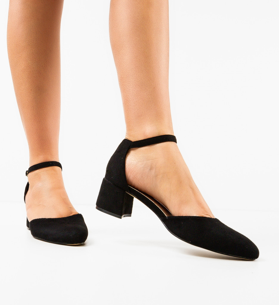 Pantofi Kytalym Negri | Eleganță cu Toc - imagine 3