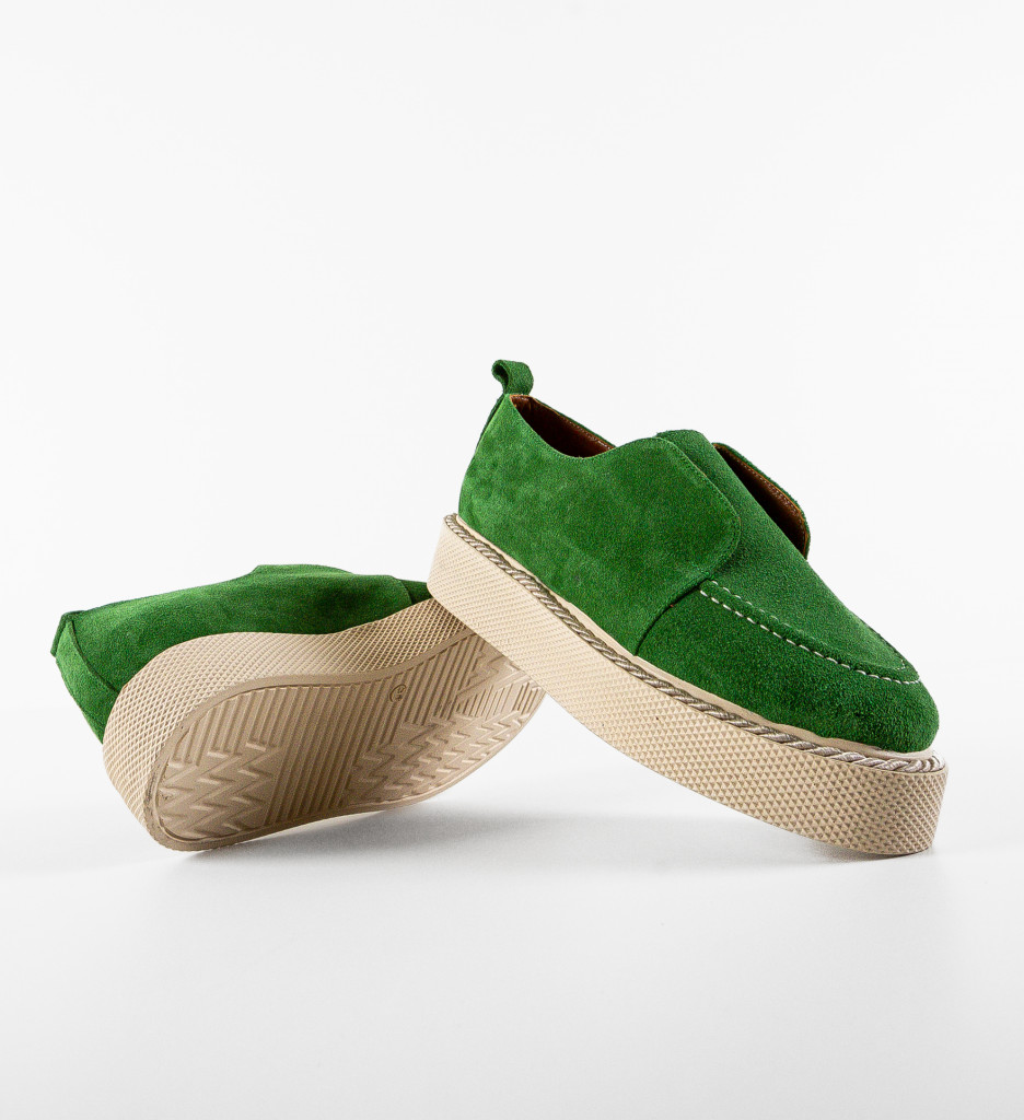 Pantofi Casual Hanter Verzi | Stil și Confort Urban
