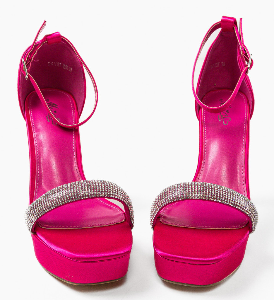Sandale Sophie Fuchsia - Eleganță și Stil - imagine 5