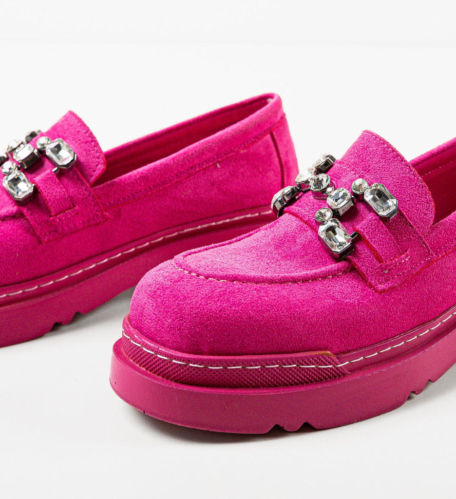 Pantofi Casual Maraya Fuchsia | Stil & Confort - imagine 6