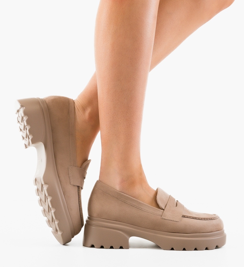 Pantofi Casual Dama Nowe Bej 2 - Confort și Stil - imagine 5