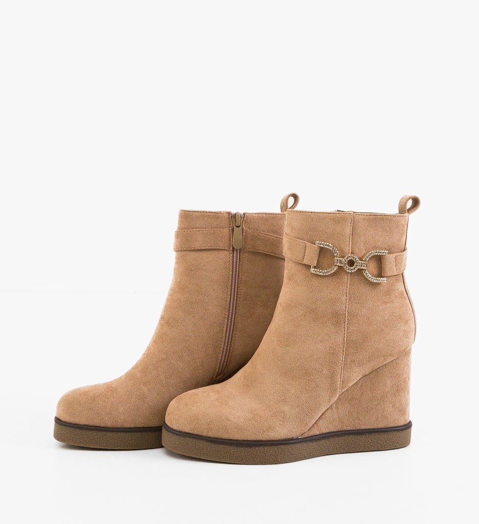 Botine Dama Sien Khaki | Eleganță și Confort - imagine 6