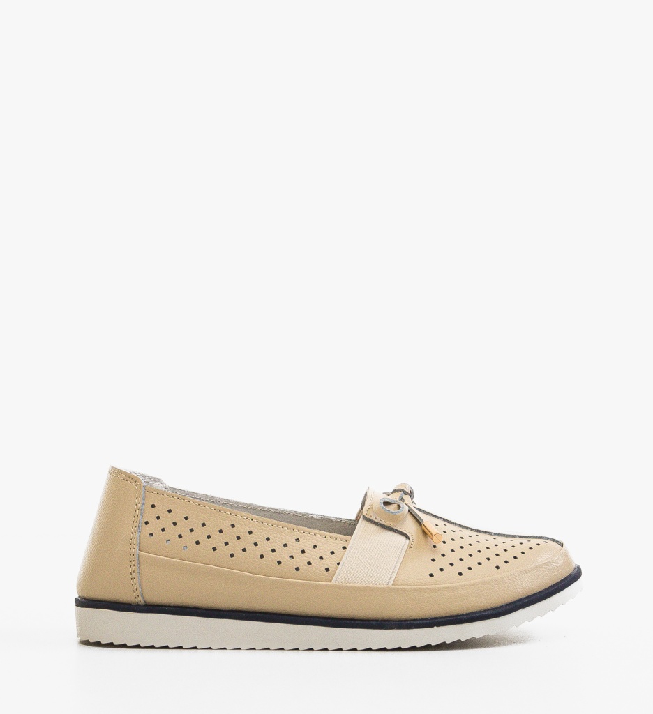 Pantofi Casual Dama Niko Bej - Confort Stil - imagine 3
