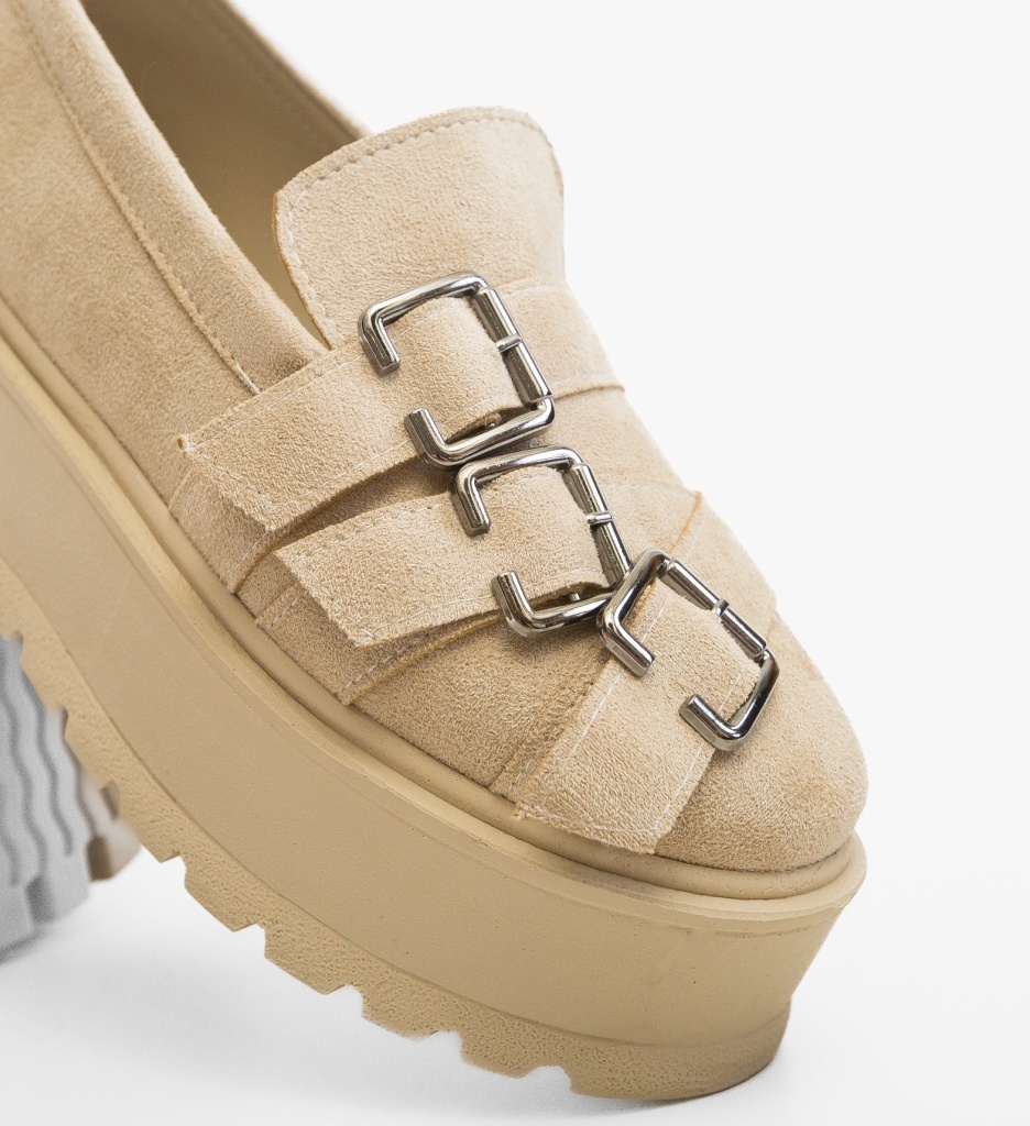 Pantofi Casual Darqu Bej – Confort și Eleganță - imagine 5
