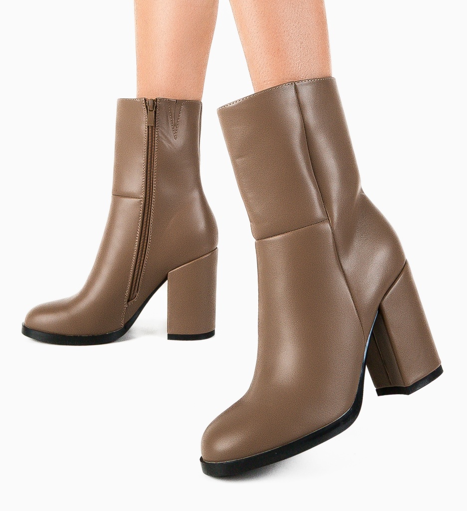 Botine Dama Tshepo Khaki | Confort și Stil - imagine 4