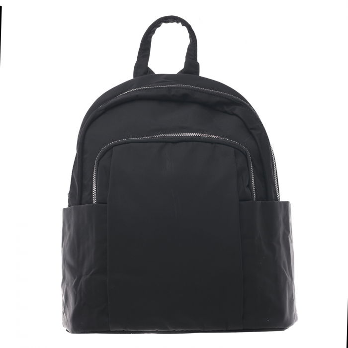 Shopika Rucsac Negru Chic cu Buzunare