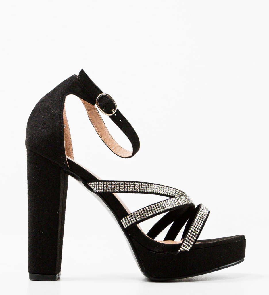 Sandale Dragons Negre | Eleganță Asigurată - imagine 3