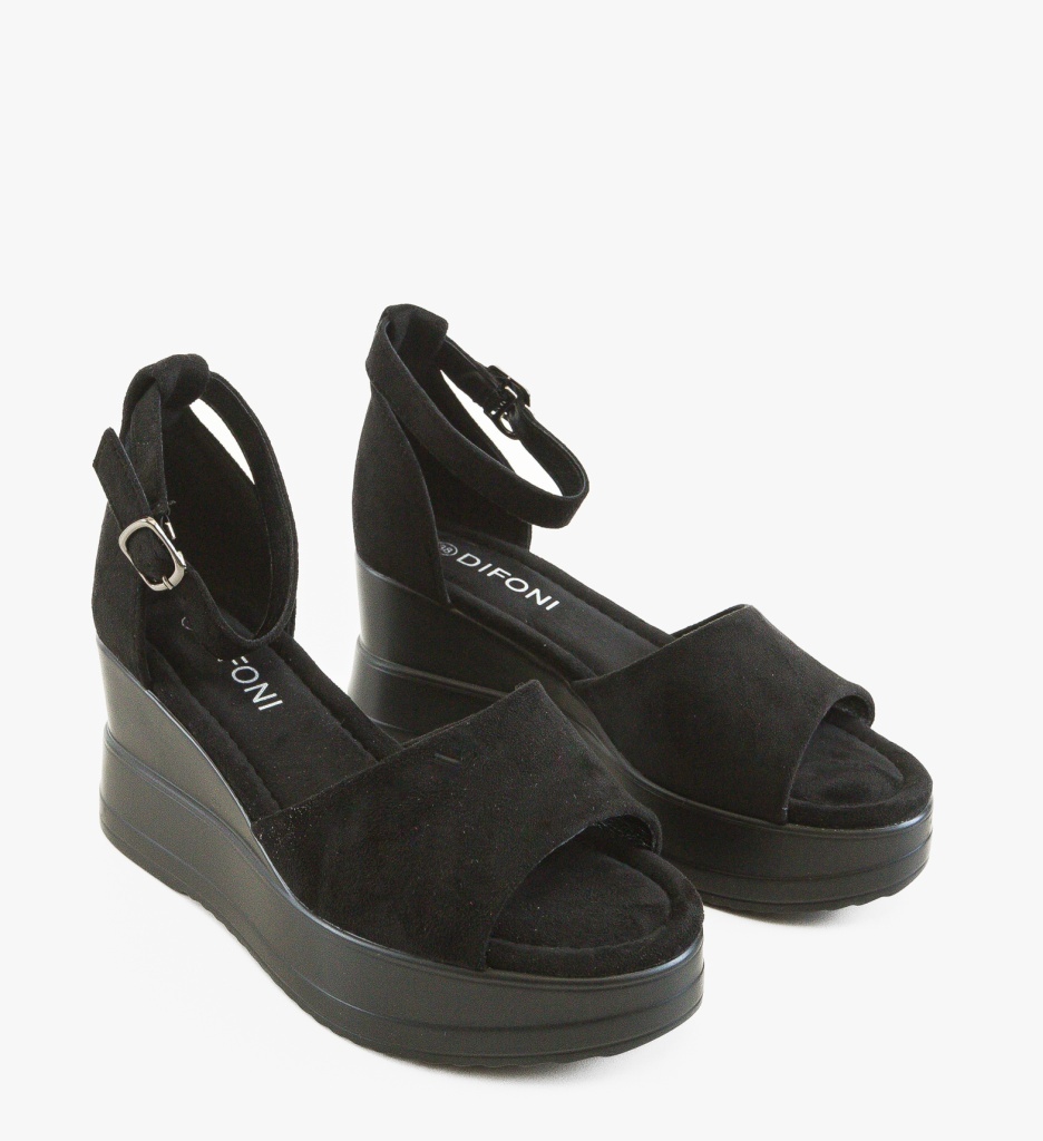 Platforme Dama Caitlin Negre | Eleganță și Confort - imagine 3