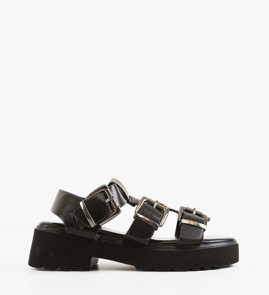 Sandale Dama Atkins Negre | Eleganță și Confort - imagine 6