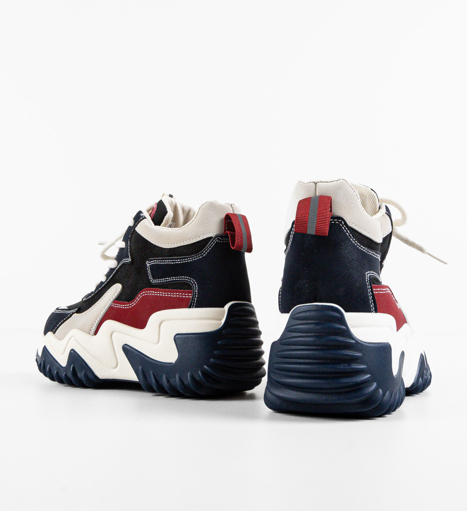 Sneakers Dama Orangyna Bleumarin Confort Spor - imagine 7