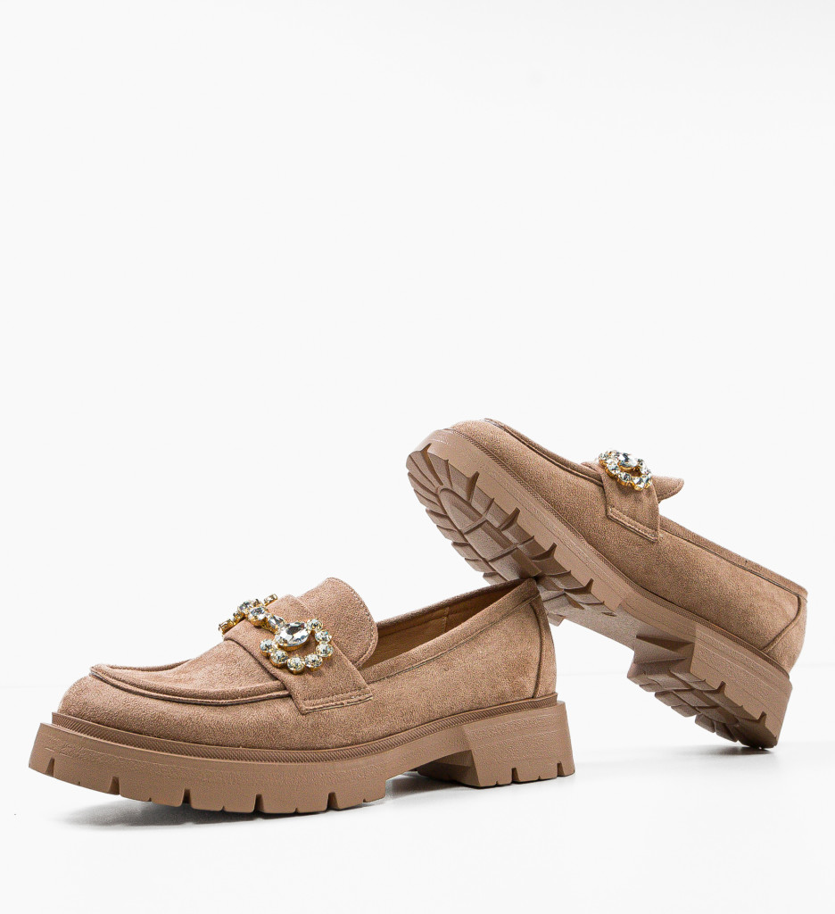 Pantofi Casual Shania Khaki | Confort și Stil - imagine 12