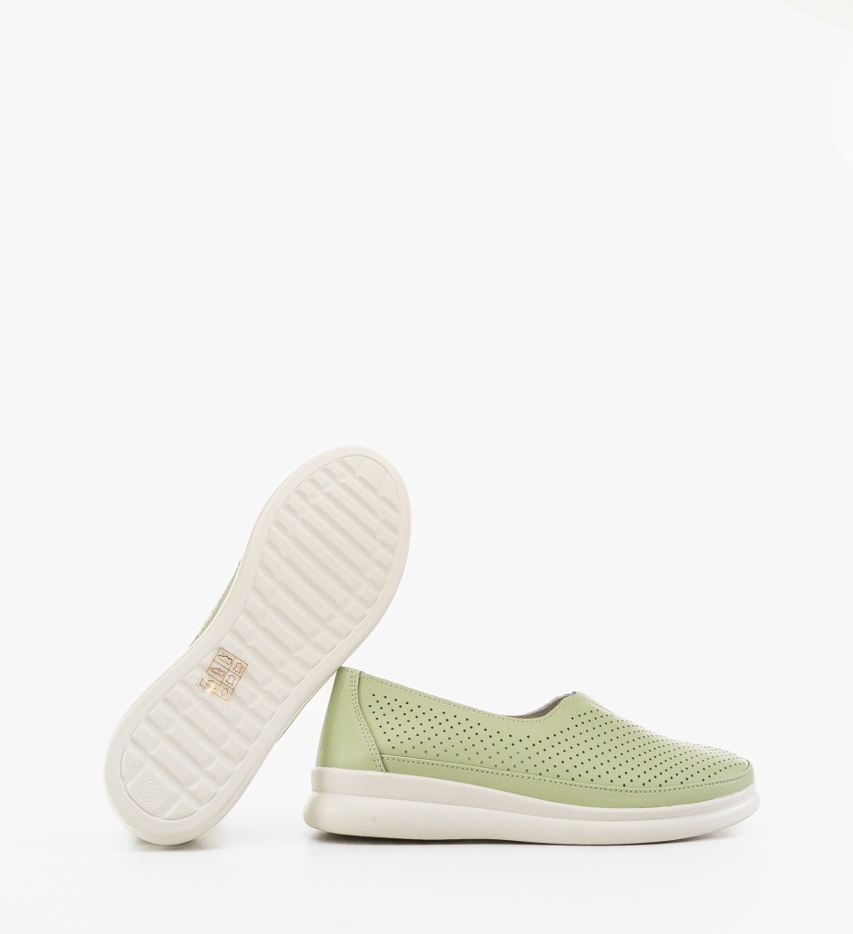 Pantofi Casual Dama Sorato Verzi | Confort & Stil - imagine 3