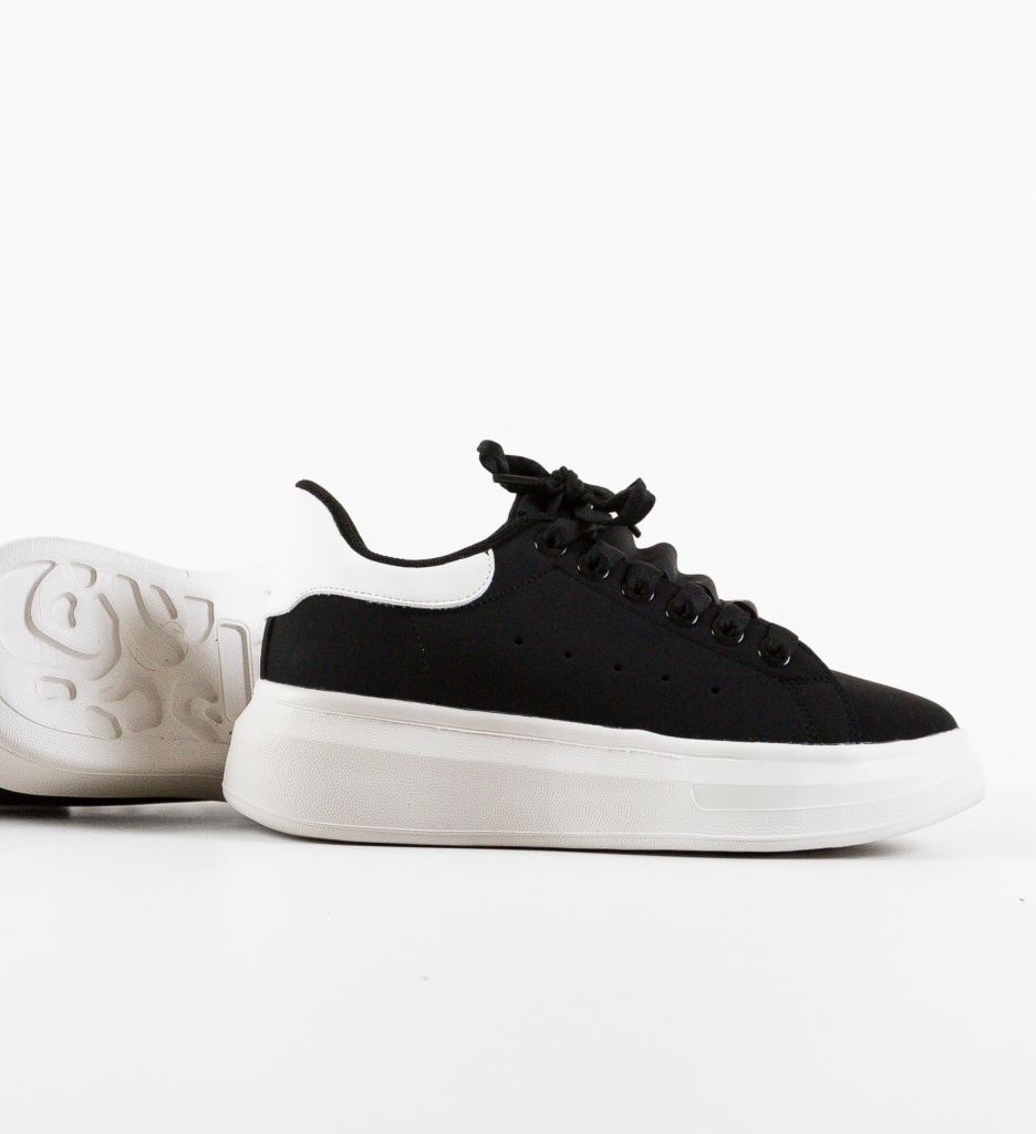 Sneakers Dama Safara Negre | Confort și Stil - imagine 4