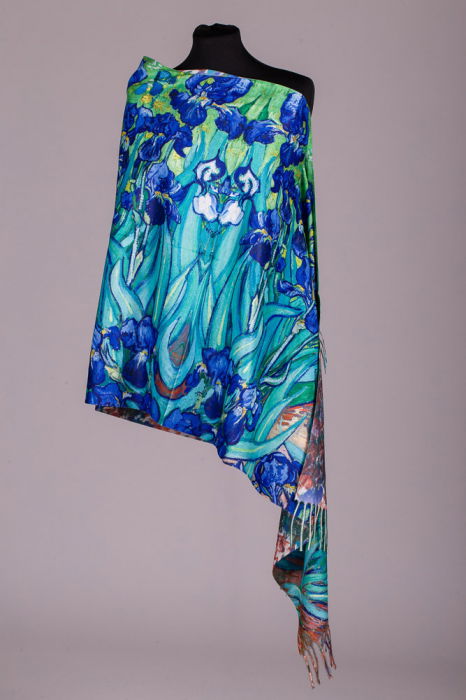 Esarfă Shopika Van Gogh Irisi, Model Dublu Față