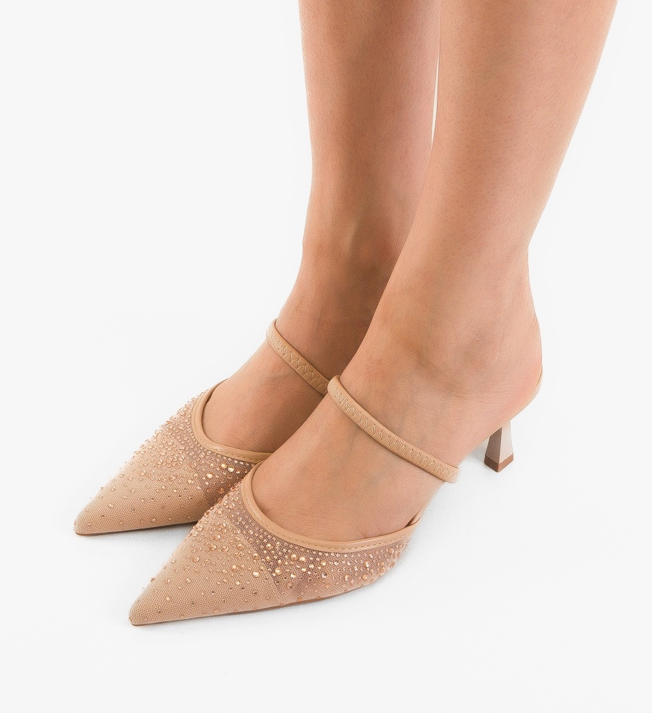 Pantofi Ellena Bej - Eleganță și Confort - imagine 3