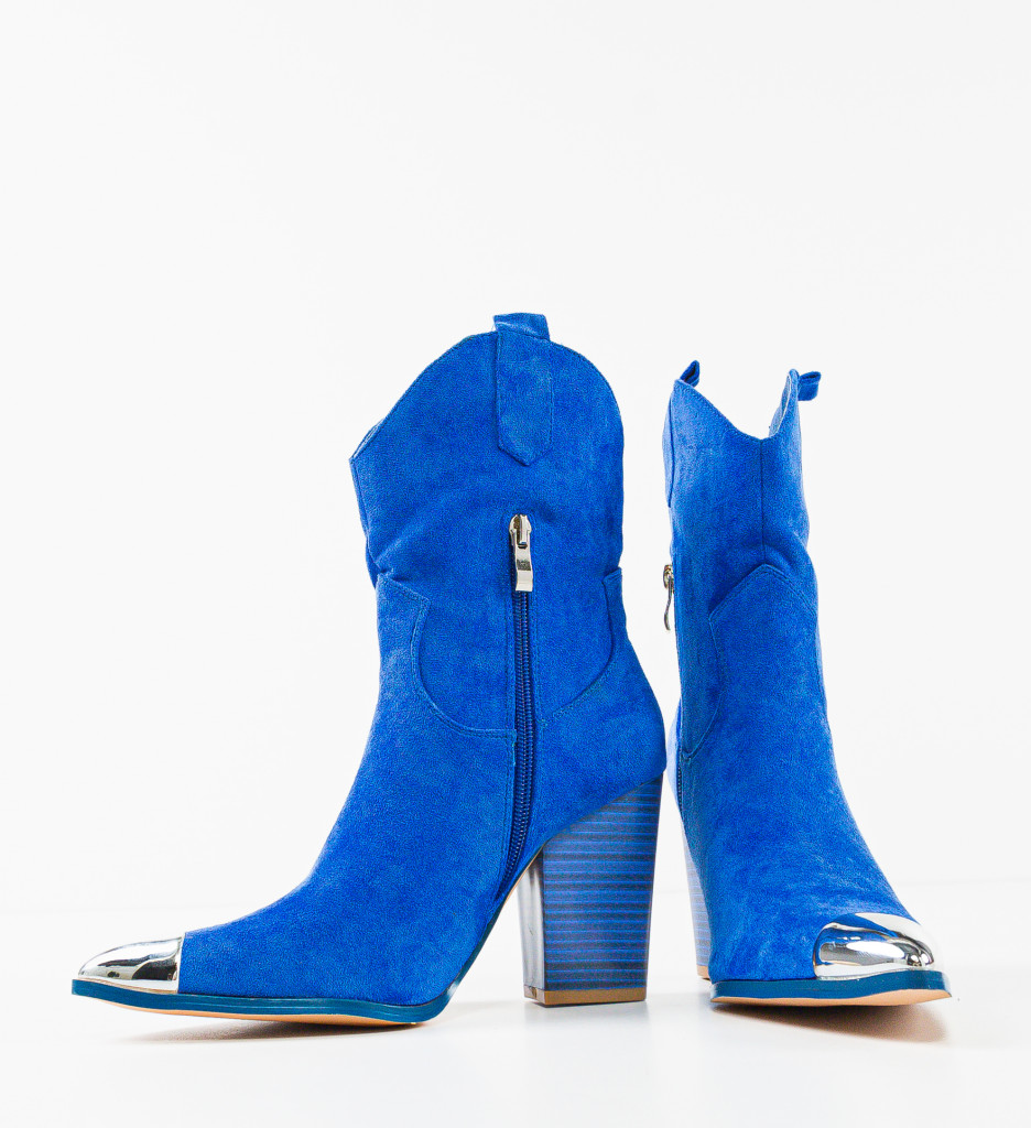 Botine Dama Melda Albastre | Stil si Confort - imagine 5
