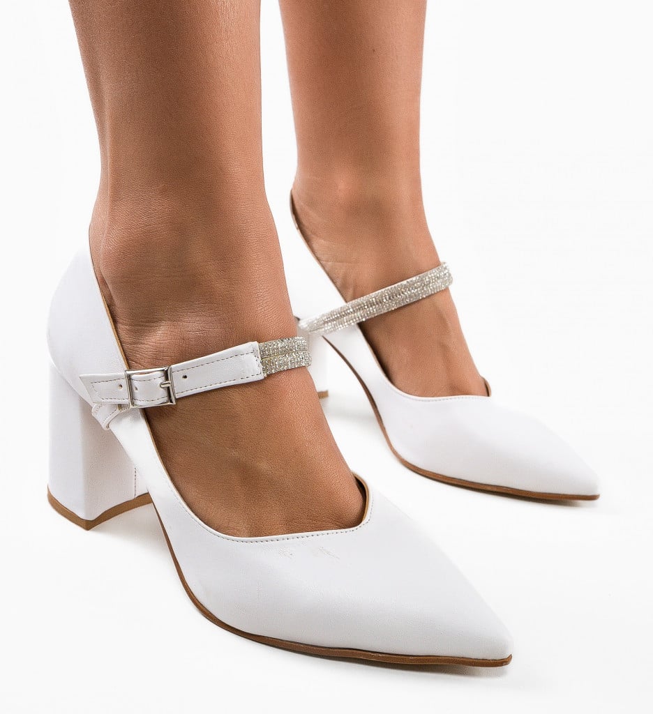 Pantofi Toc Gernyb Albi - Eleganță și Stil - imagine 4