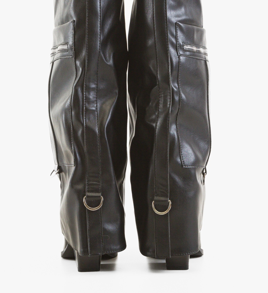 Cizme Elegante Ekka Negre | Depurtat - imagine 6