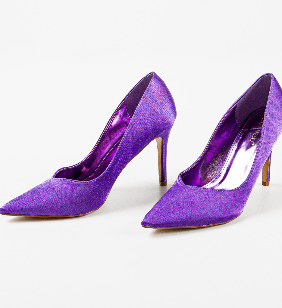 Pantofi cu Toc Mov | Eleganță și Stil Asigurat - imagine 6