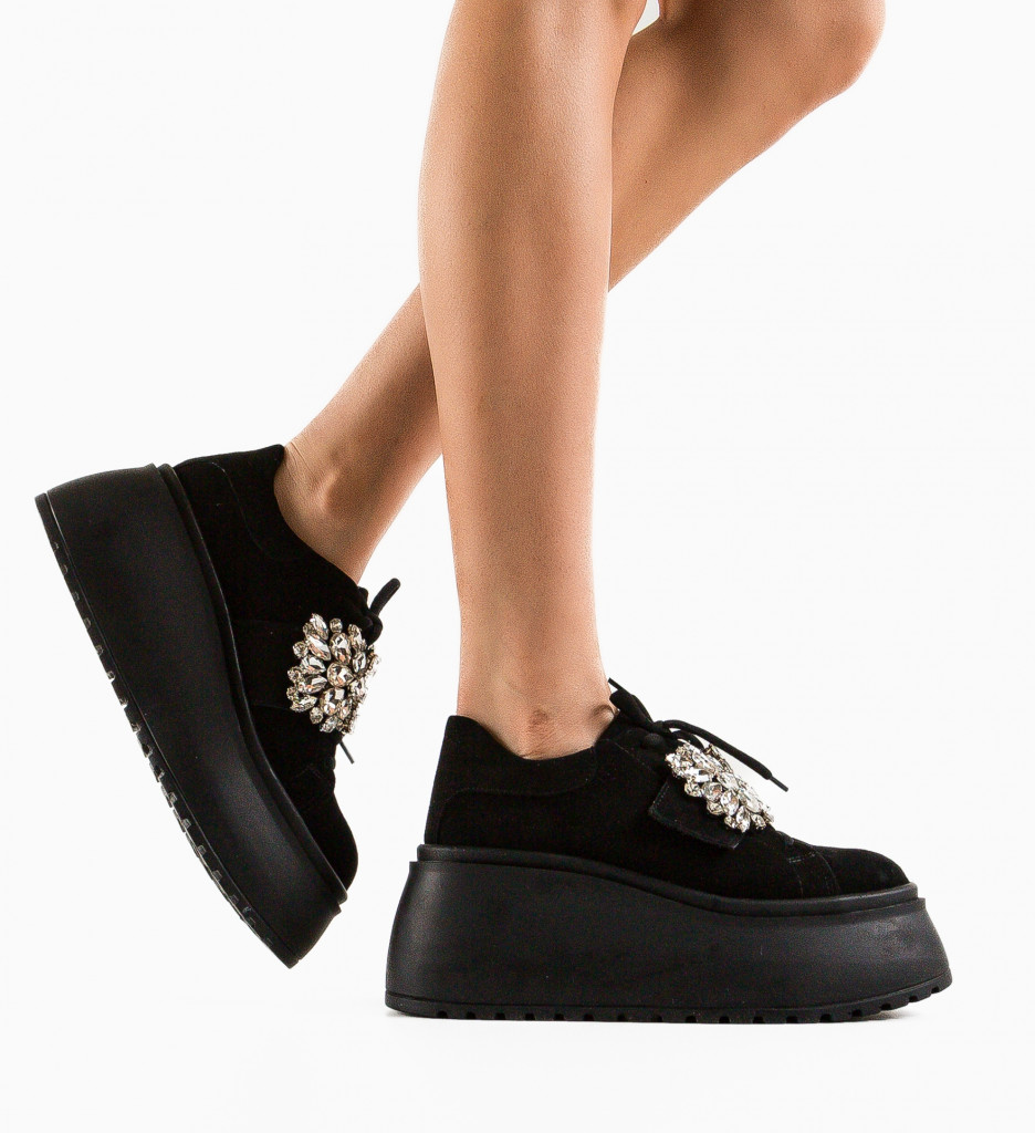 Pantofi Casual Maya Negri | Stil și Confort
