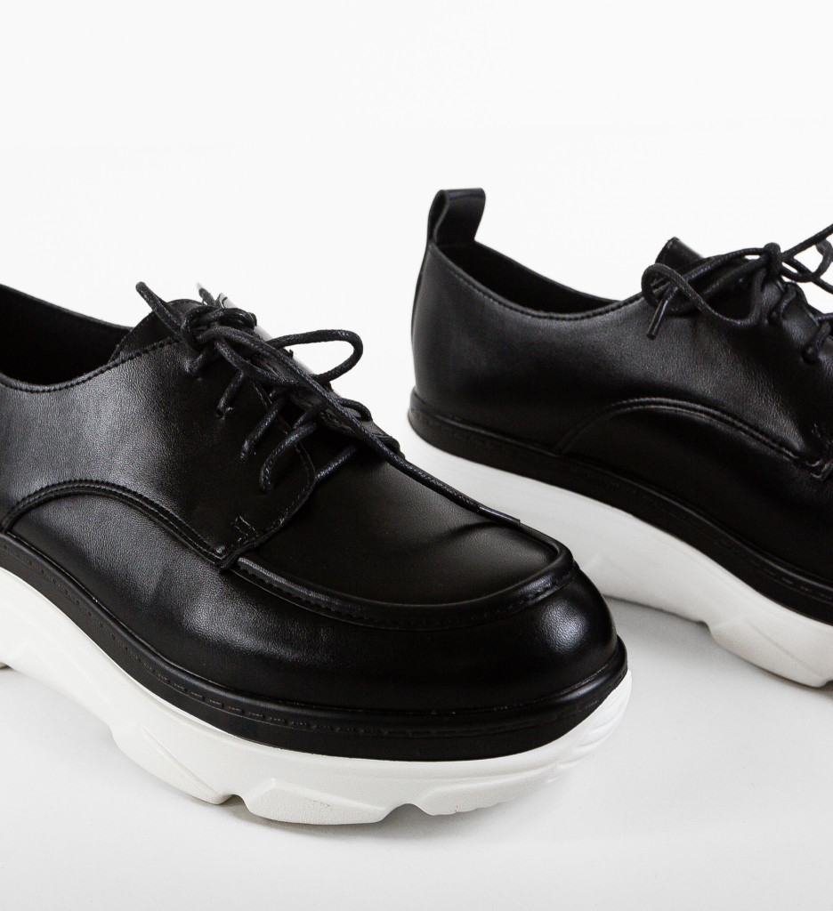 Pantofi Casual Dama Frelly Negri - Confort și Stil - imagine 5