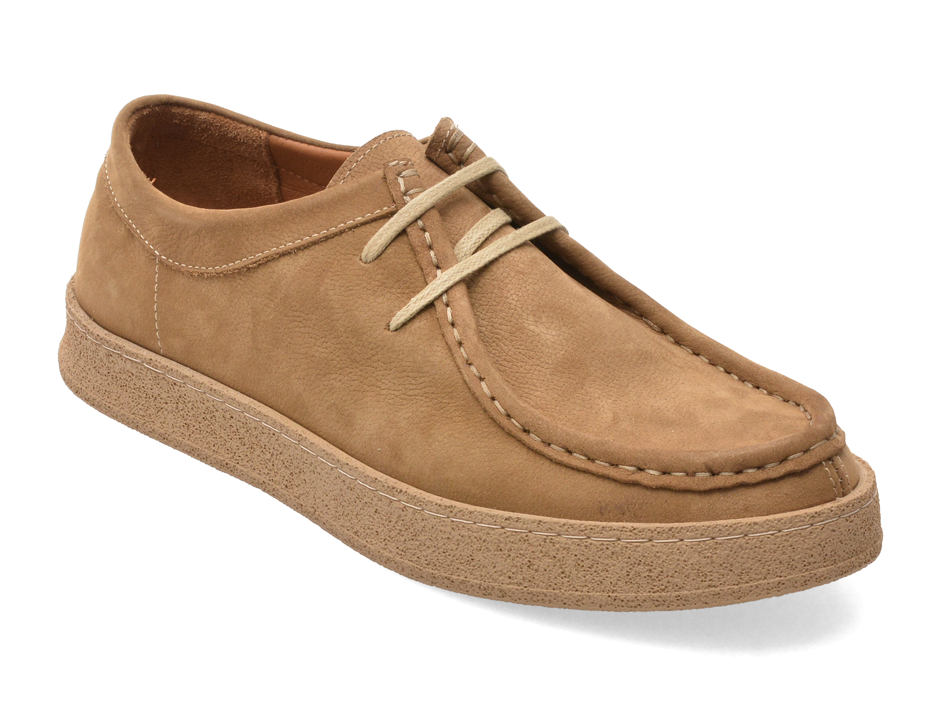 Mocasini Barbati Gryxx Gri din Nabuc - imagine 2