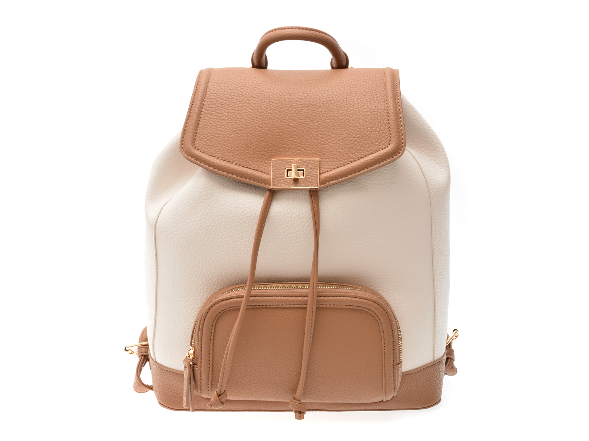 Rucsac Call It Spring Alb din Piele Ecologică