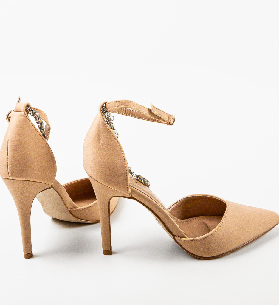 Pantofi cu toc Kamiona Bej | Eleganți și Comozi - imagine 6
