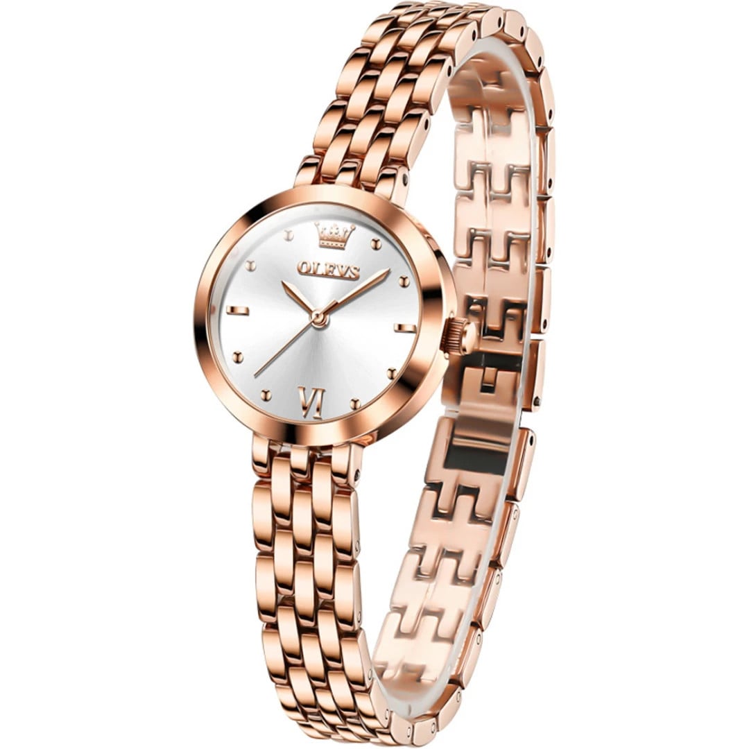 Ceas Dama Olevs Rose Gold Elegant - imagine 2