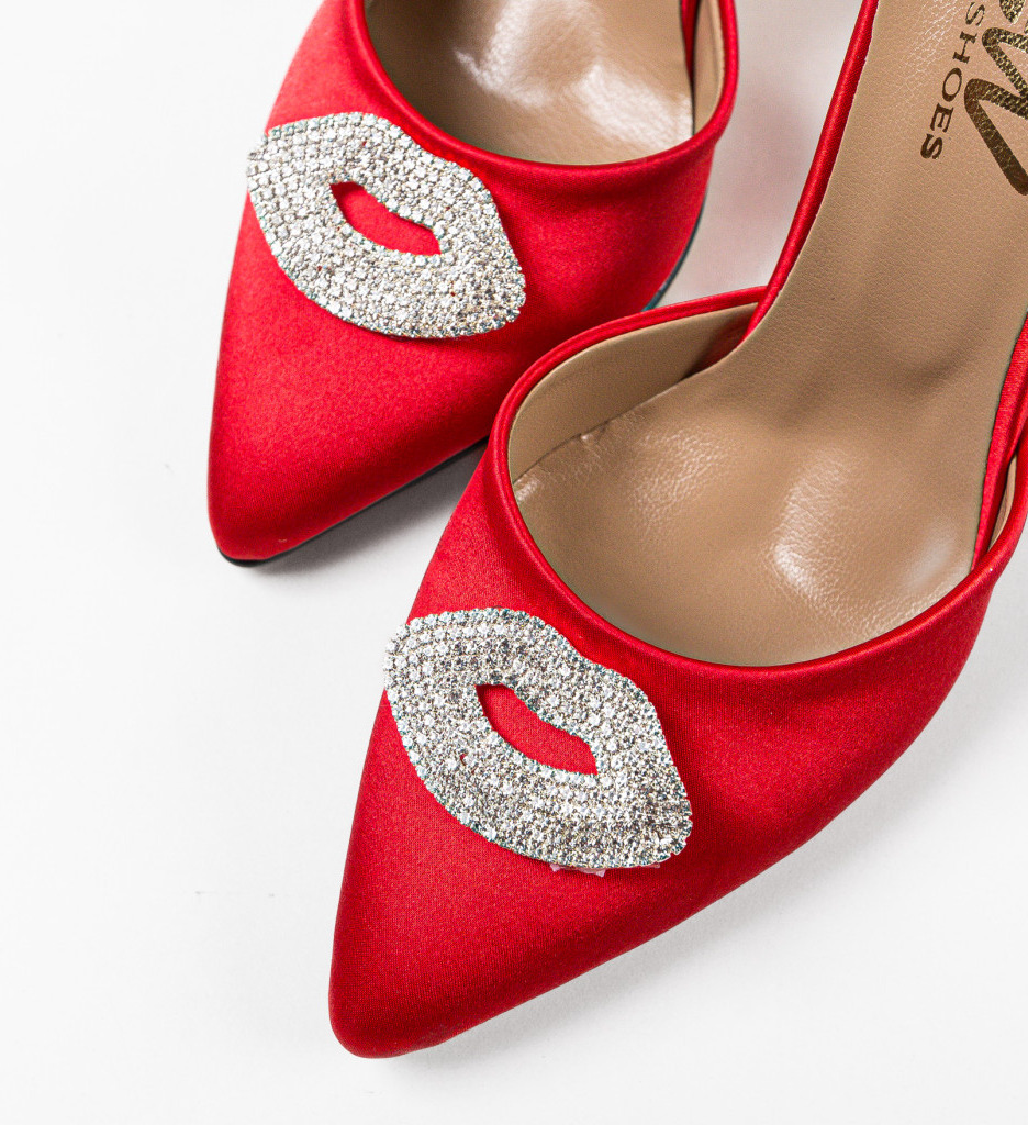 Pantofi dama Kiss Rosii - Eleganță și Stil - imagine 6
